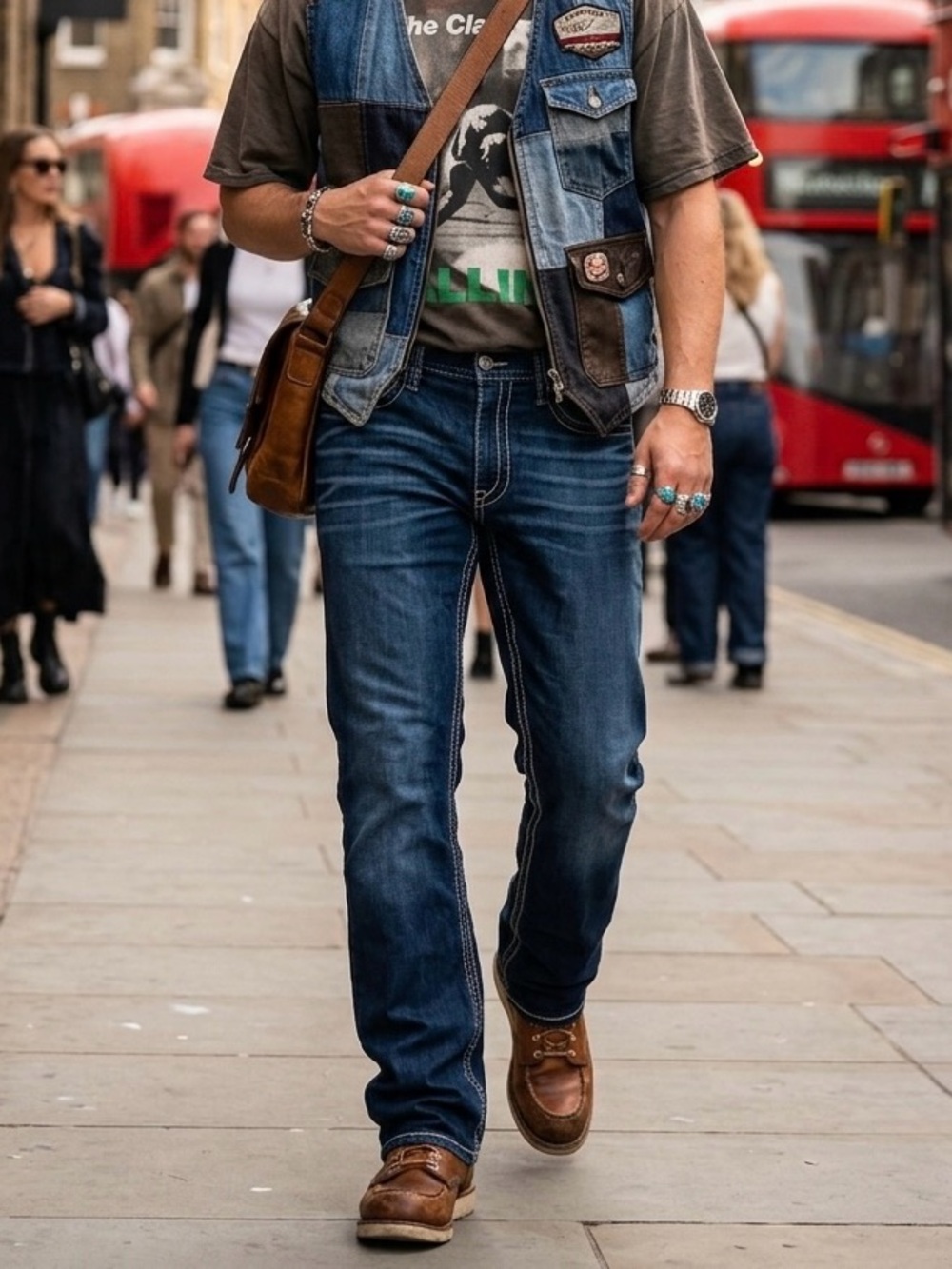 BKE Derek Bootleg Men's Jeans, Size 33R
